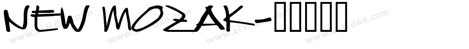 New Mozak字体转换